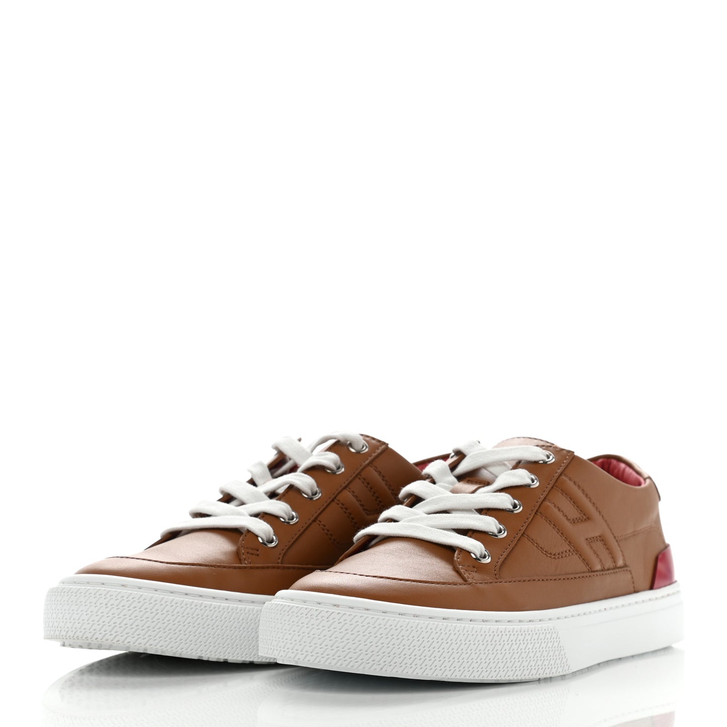 Calfskin Deep Sneakers 38 Naturel