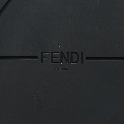 Fendi Shearling FF Fendi Feel Sandals 38.5 Tobacco Black 6 of 8