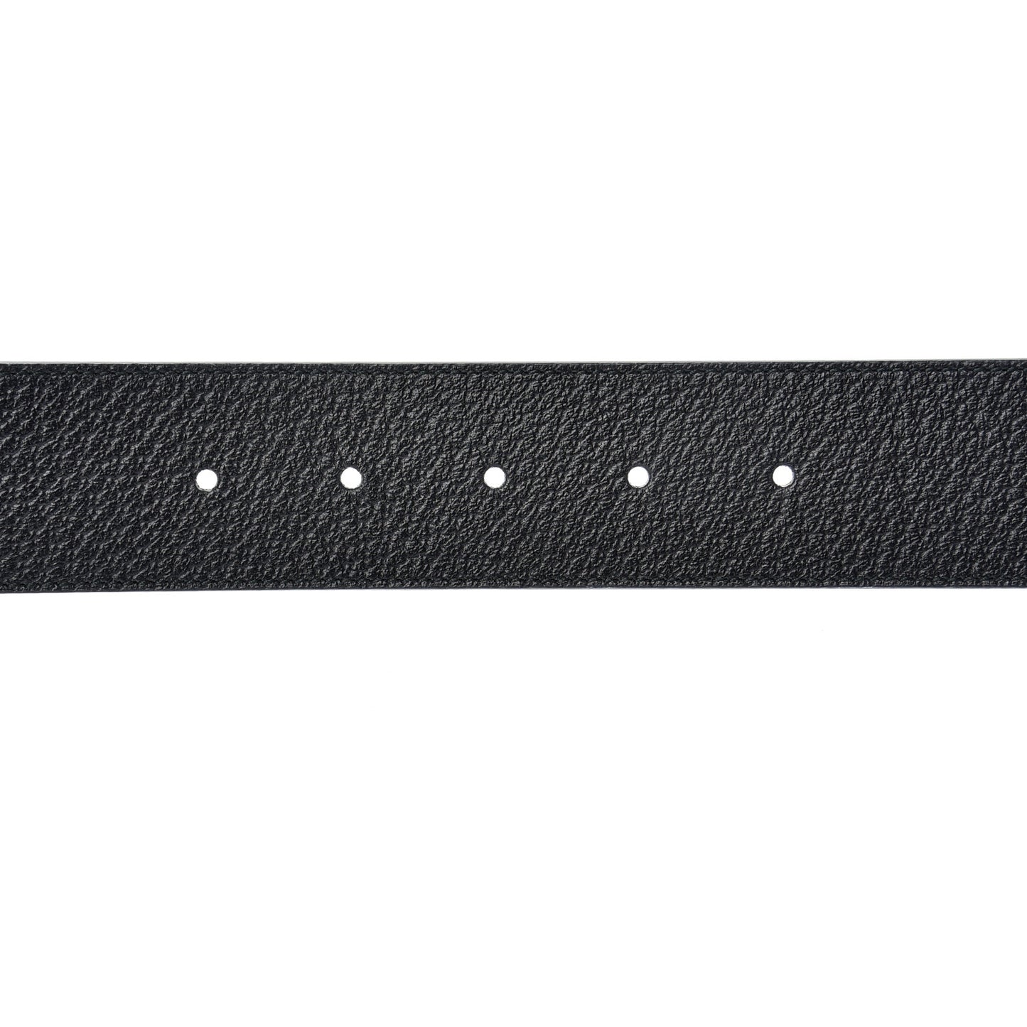 Textured Calfskin Double G 40mm Belt 75 30 Black