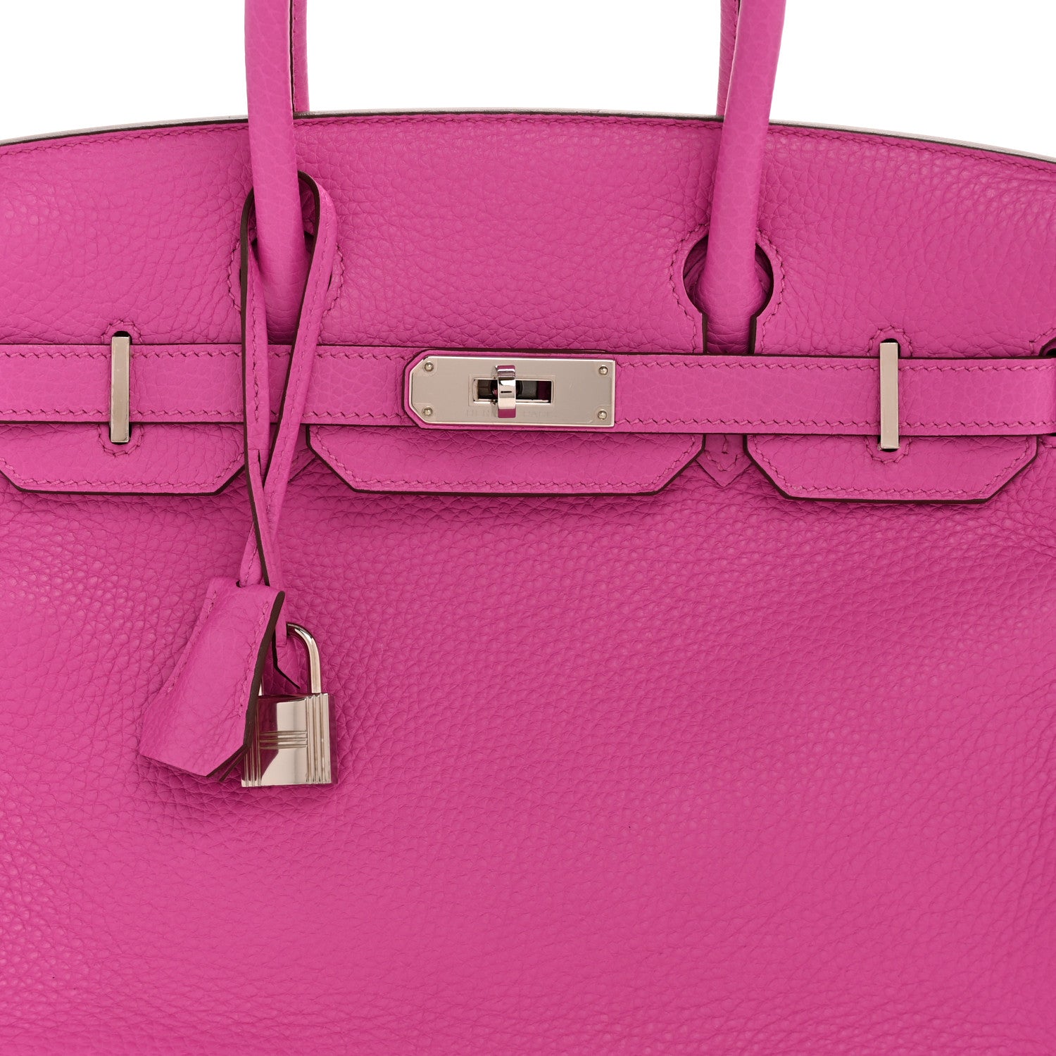 Hermes Taurillon Clemence Birkin 30 Magnolia 8 of 11