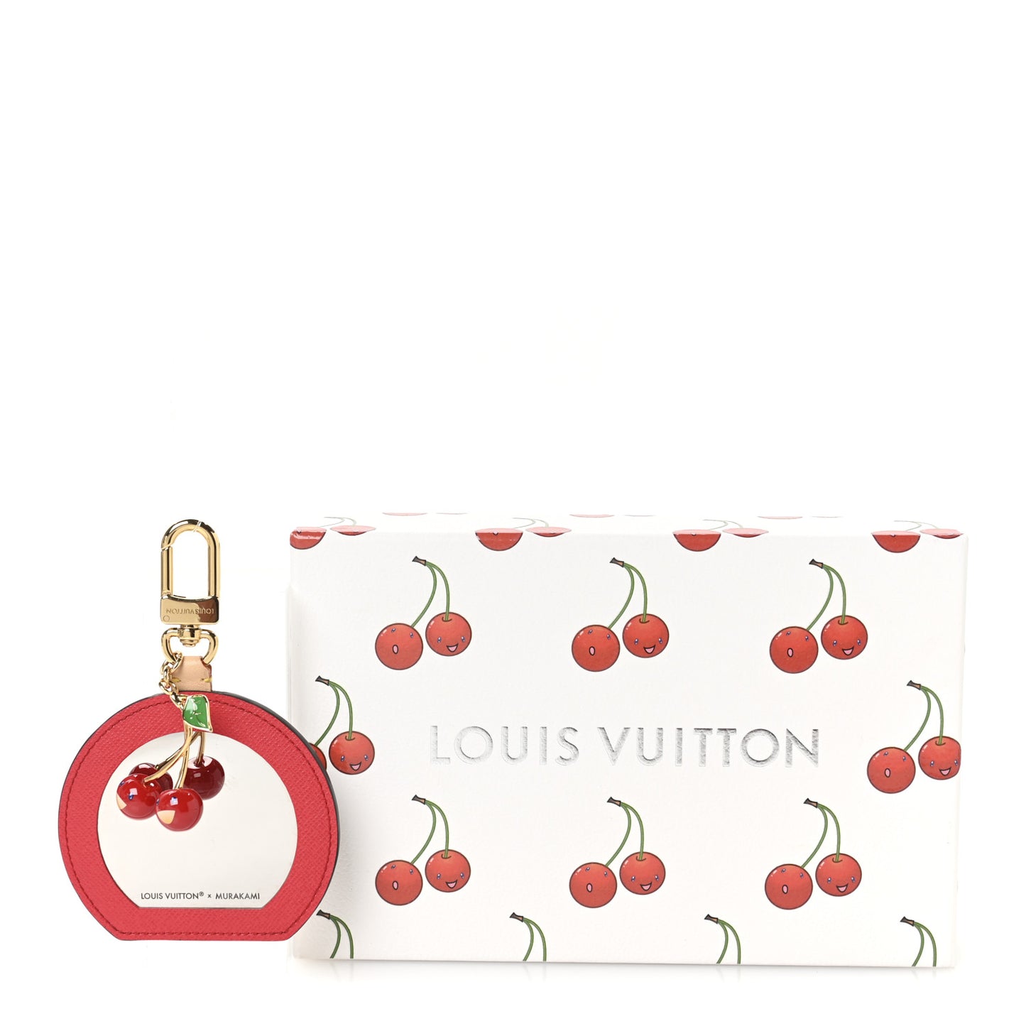 LV X TM Monogram Cerises Mini Mirror Bag Charm
