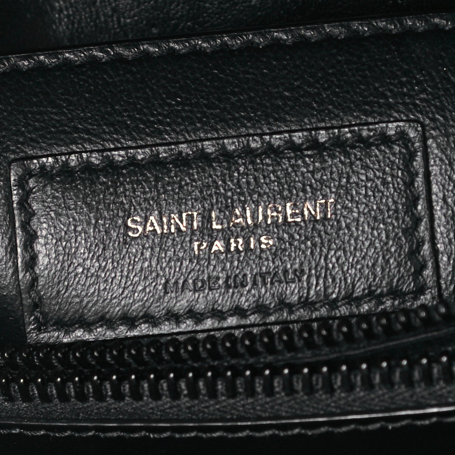 Saint Laurent Calfskin Y Quilted Monogram Small Loulou Chain Satchel Black 9 of 12