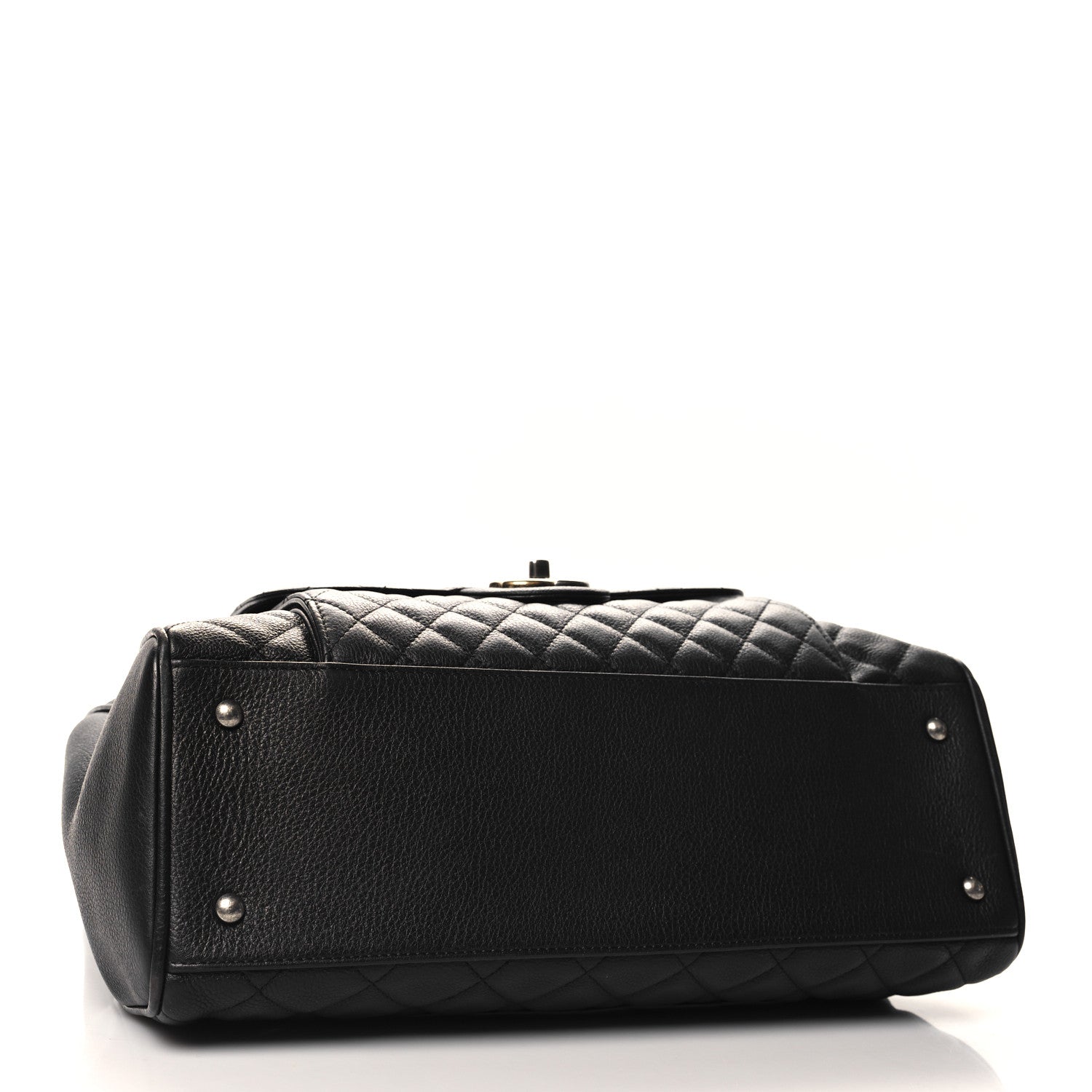 Chanel Caviar Quilted Large Casual Pocket Tote Black 4 of 11