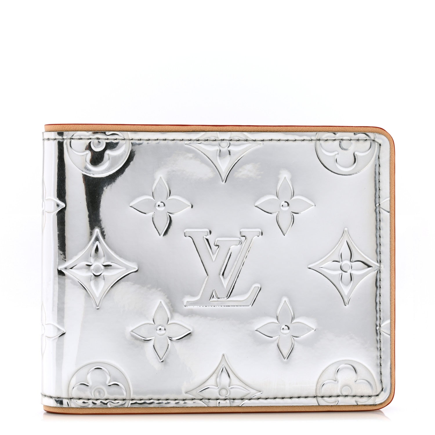 Louis Vuitton Monogram Mirror Slender Wallet Silver 1 of 7