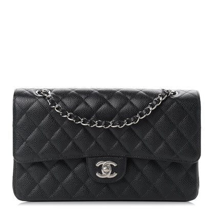 Chanel Caviar Quilted Medium Double Flap Black 1 of 9