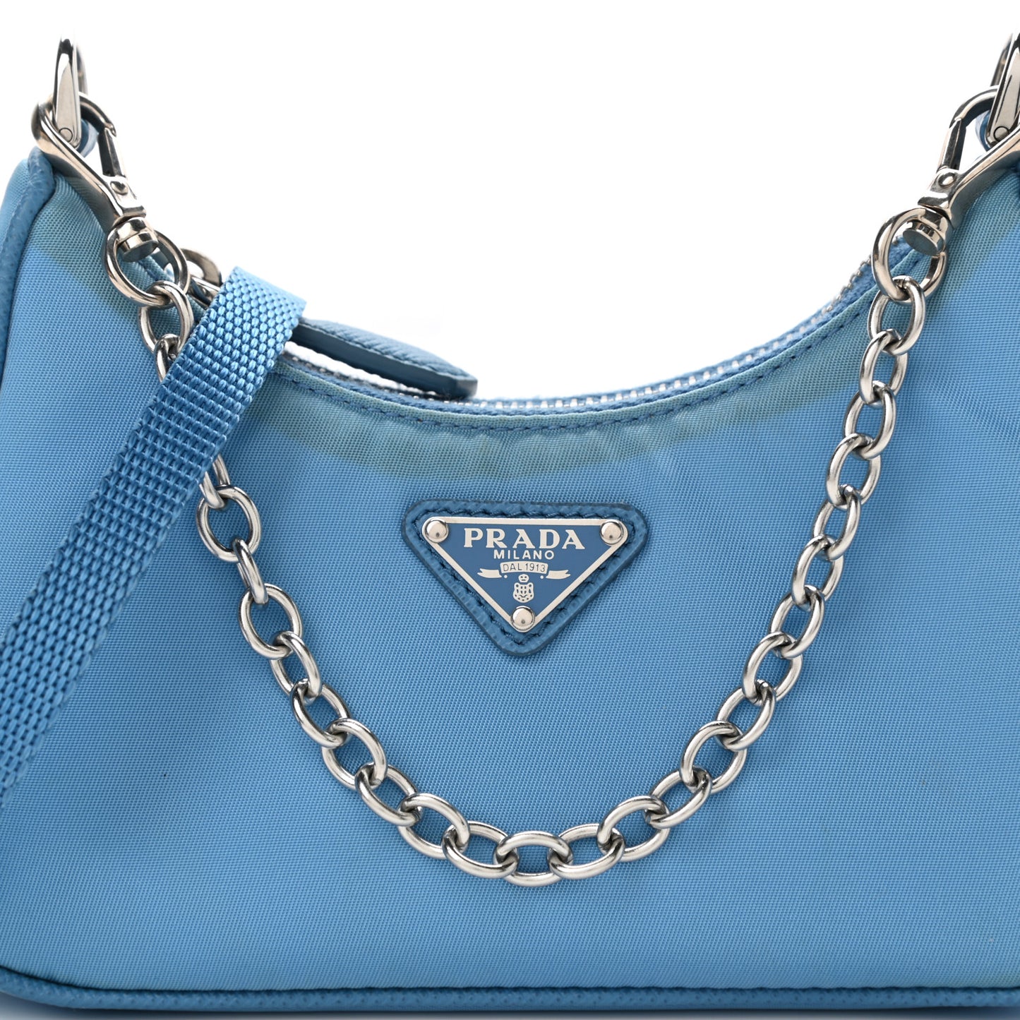 Tessuto Nylon Saffiano Mini Re-Edition 2000 Shoulder Bag Pervinca