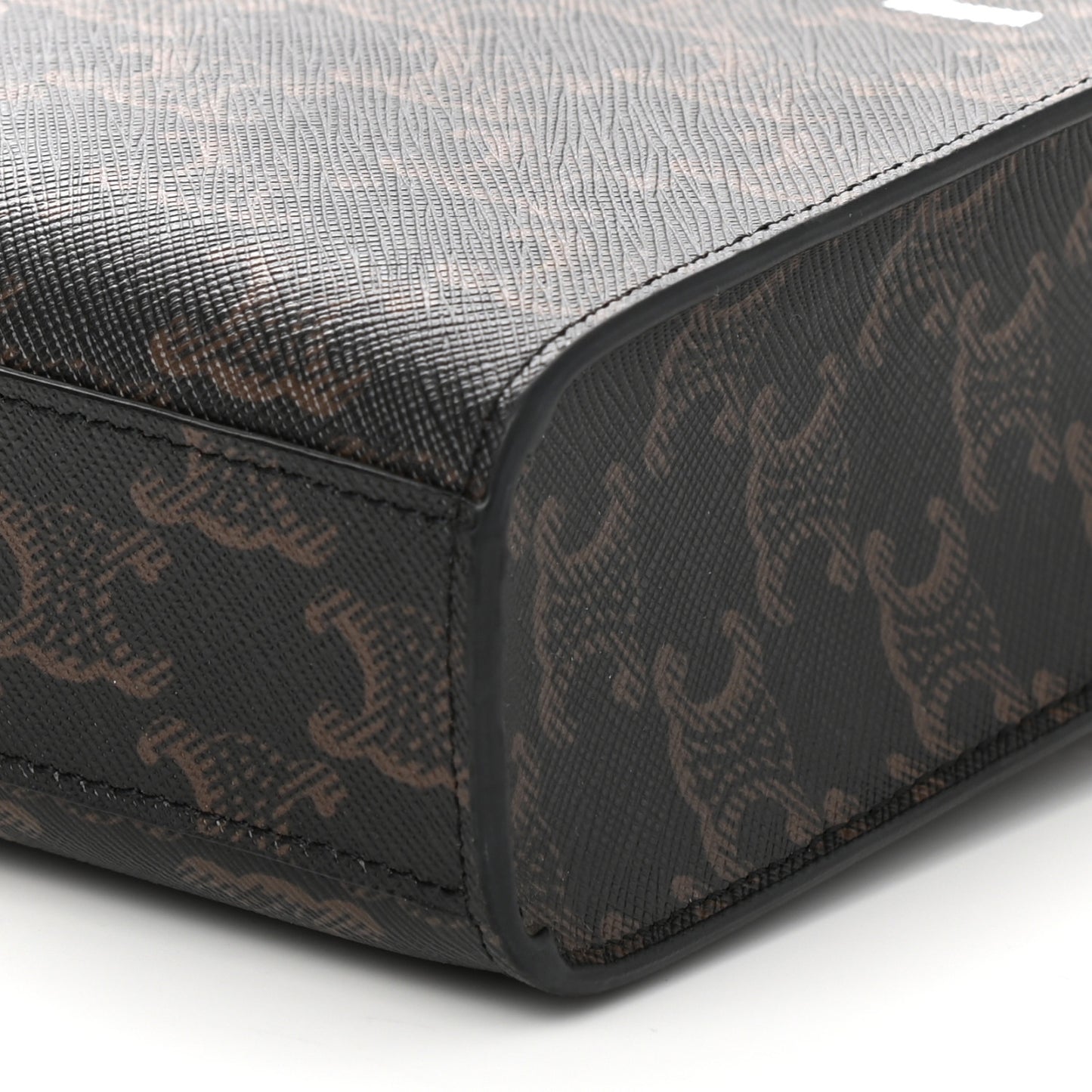 Triomphe Canvas Calfskin Mini Vertical Cabas Tan