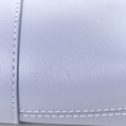 Salvatore Ferragamo Calfskin Motherwell Clutch Lilac 8 of 14
