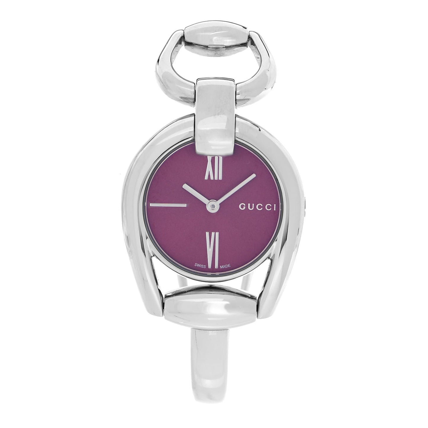 Stainless Steel 28mm Horsebit Quartz Watch Red