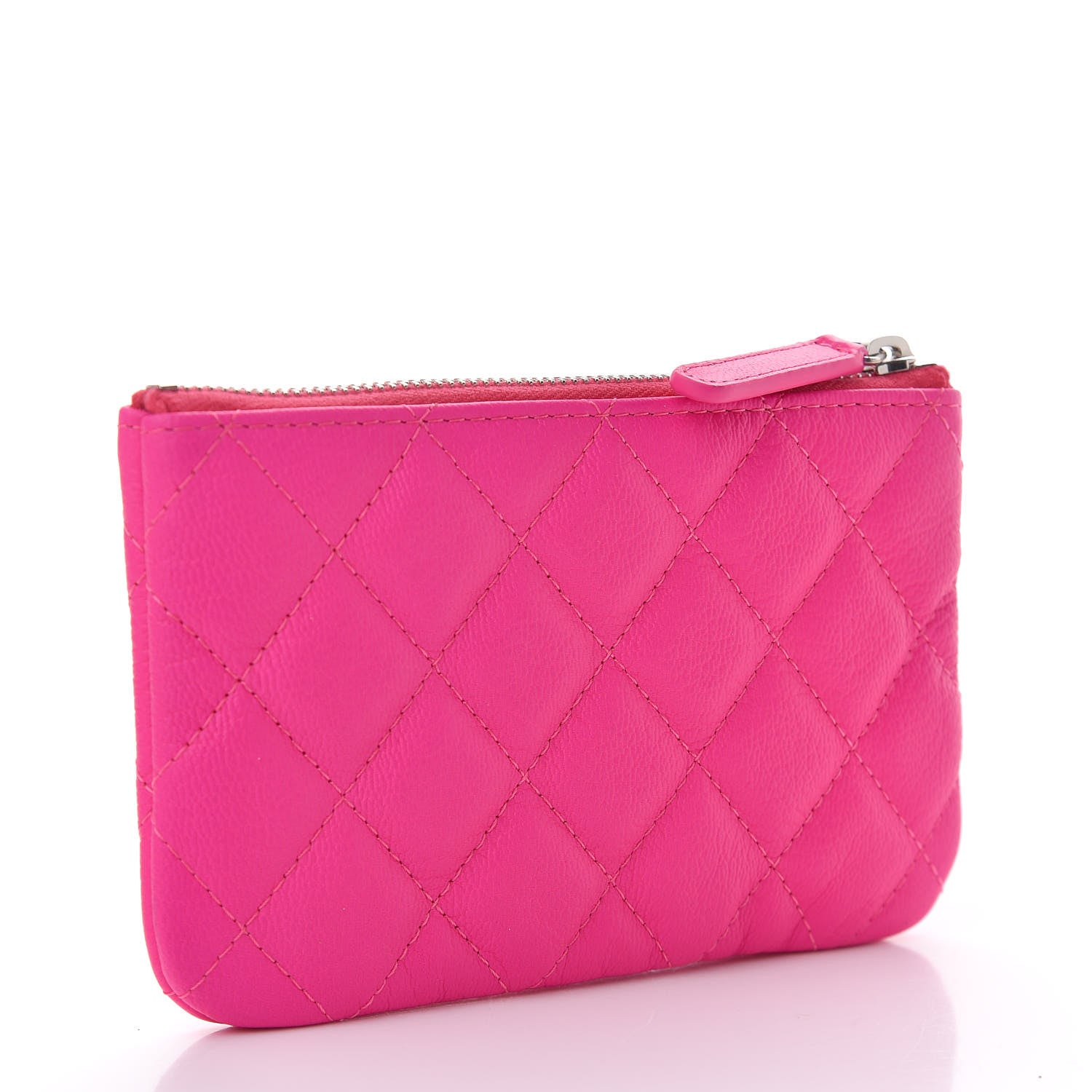 Chanel Goatskin Quilted Small Reissue Cosmetic Case Pink 4 of 7
