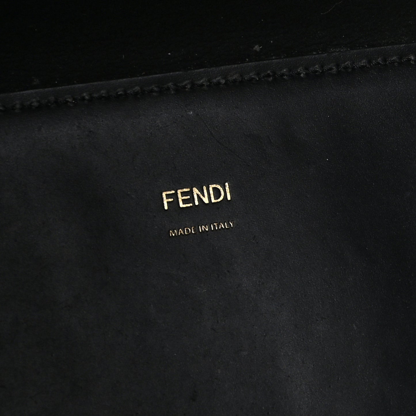 Vitello King Plexiglass Medium Fendi Sunshine Shopper Tote Black