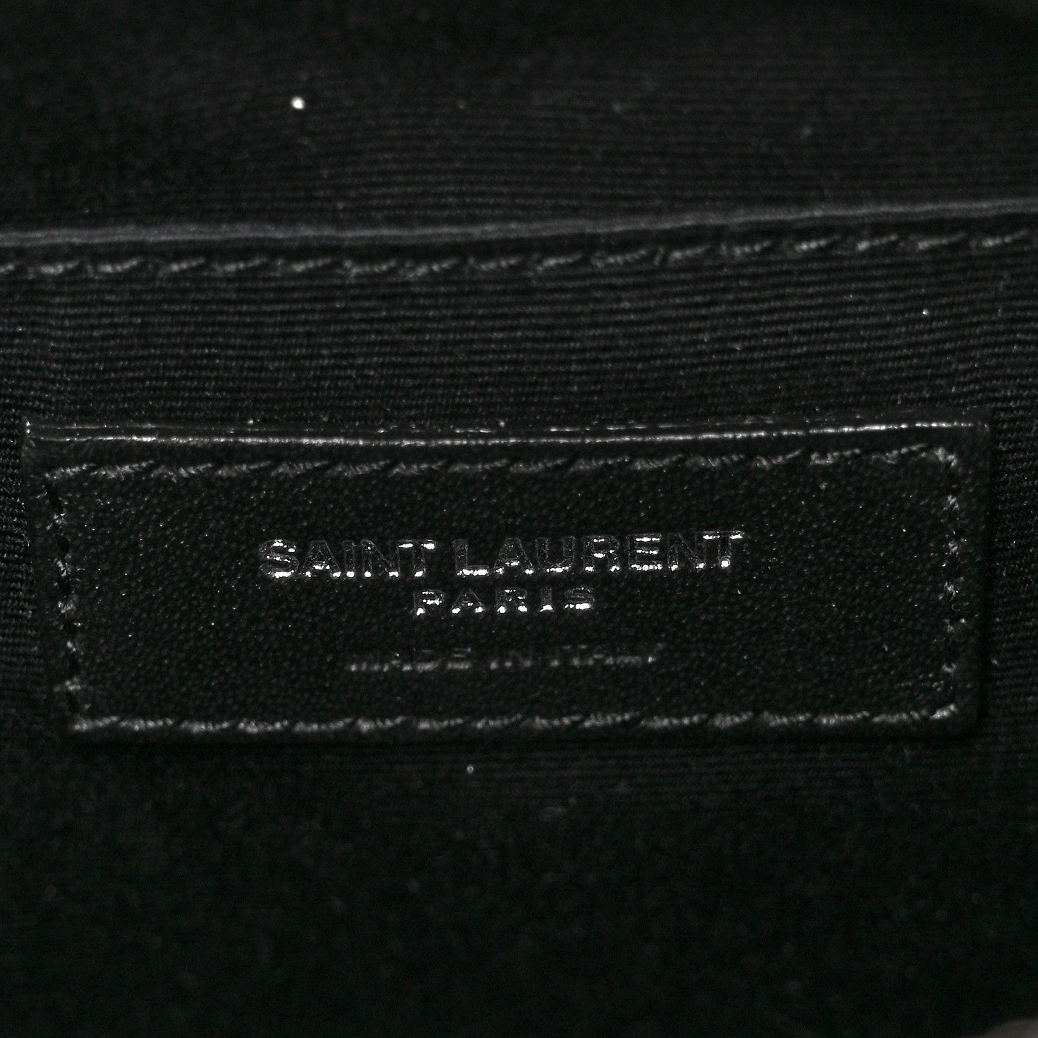 Saint Laurent Calfskin Monogram Star Lou Camera Bag Black 5 of 7