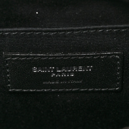 Saint Laurent Calfskin Monogram Star Lou Camera Bag Black 5 of 7