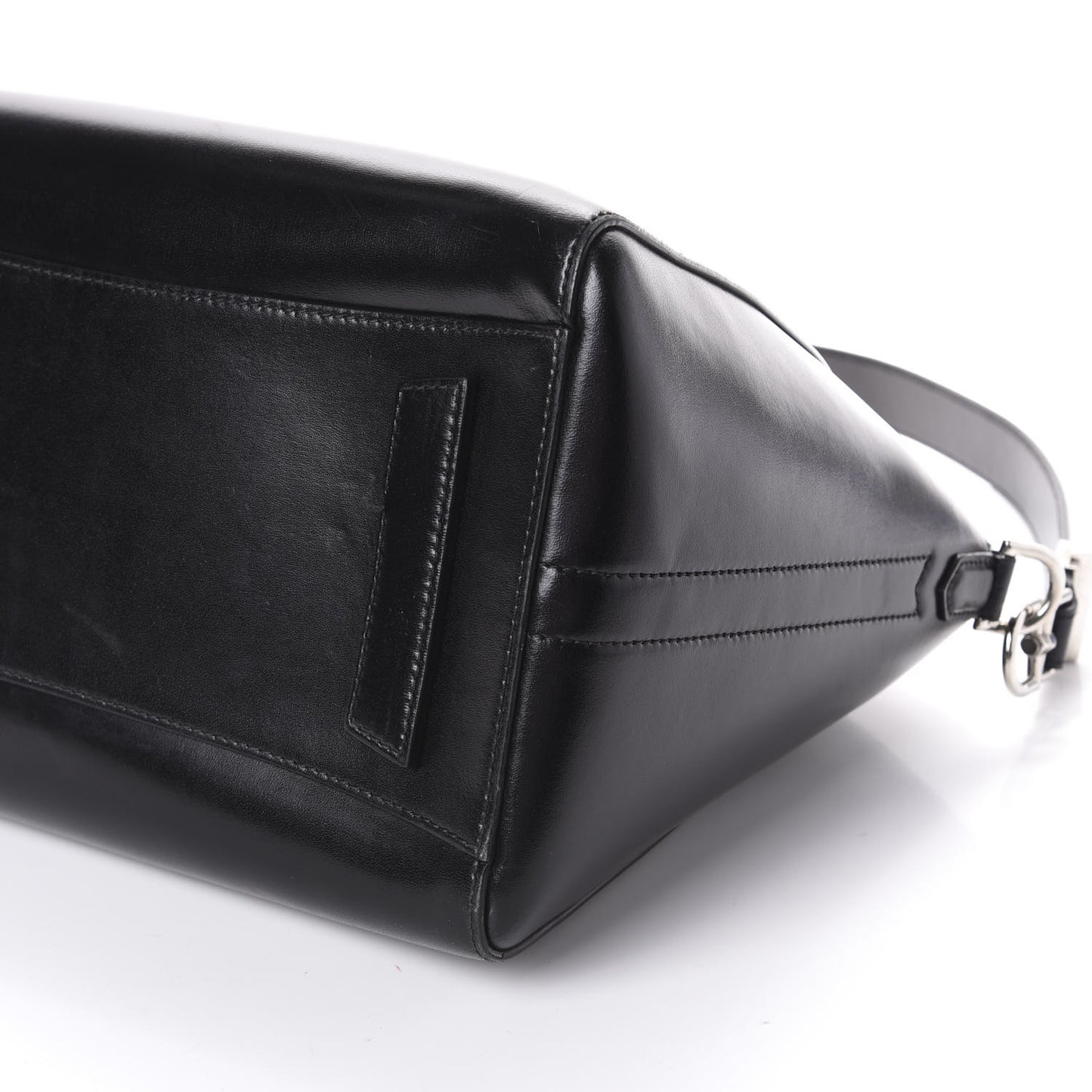 Shiny Lord Calfskin Medium Antigona Black