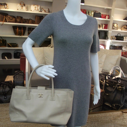 Chanel Caviar Cerf Shopper Tote Beige Clair 2 of 13