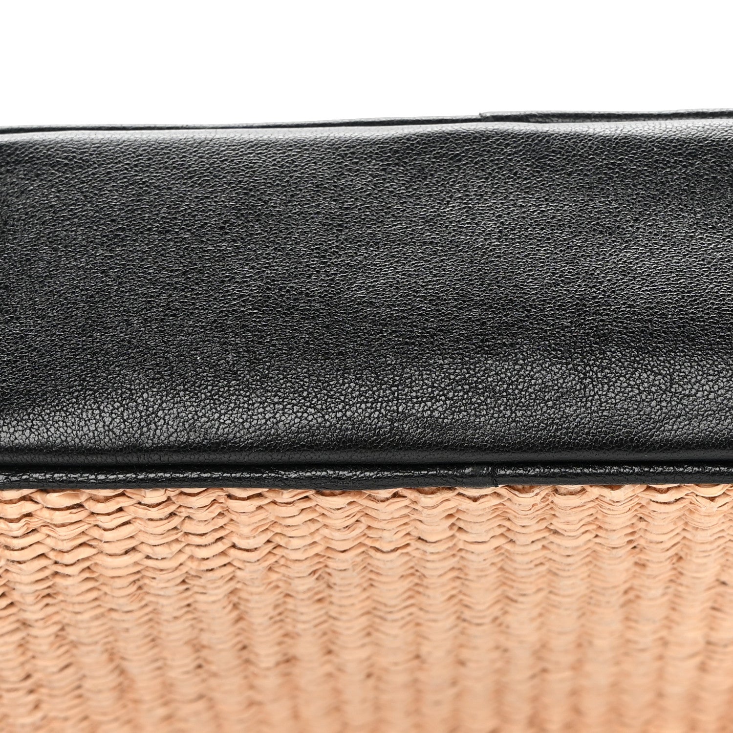 Saint Laurent Raffia Canvas Monogram Mini Lou Camera Bag Beige Black 11 of 12