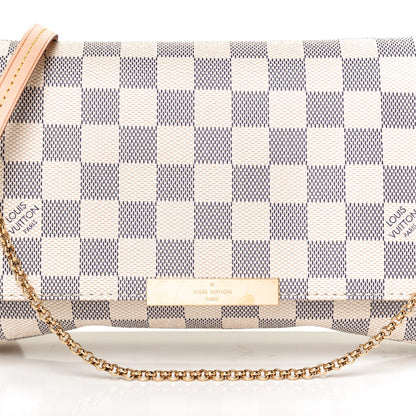 Louis Vuitton Damier Azur Favorite MM 7 of 9