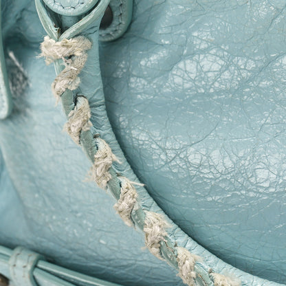 Balenciaga Agneau Classic Hardware Mini City Bleu Dragee 12 of 16