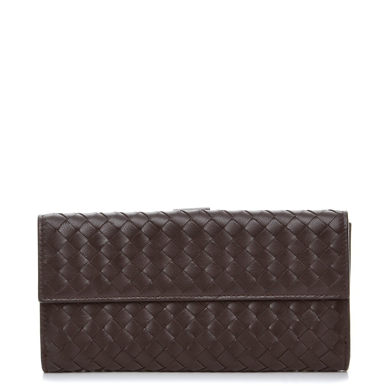 Bottega Veneta Nappa Intrecciato Continental Wallet Ebano 1 of 8