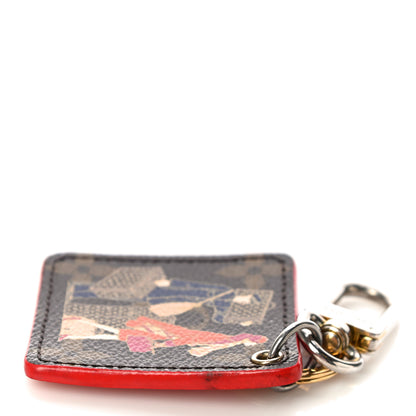 Louis Vuitton Monogram Illustre Groom Bag Charm Key Ring 6 of 8