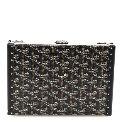 Goyard Goyardine Minaudiere Trunk Bag Black 1 of 10
