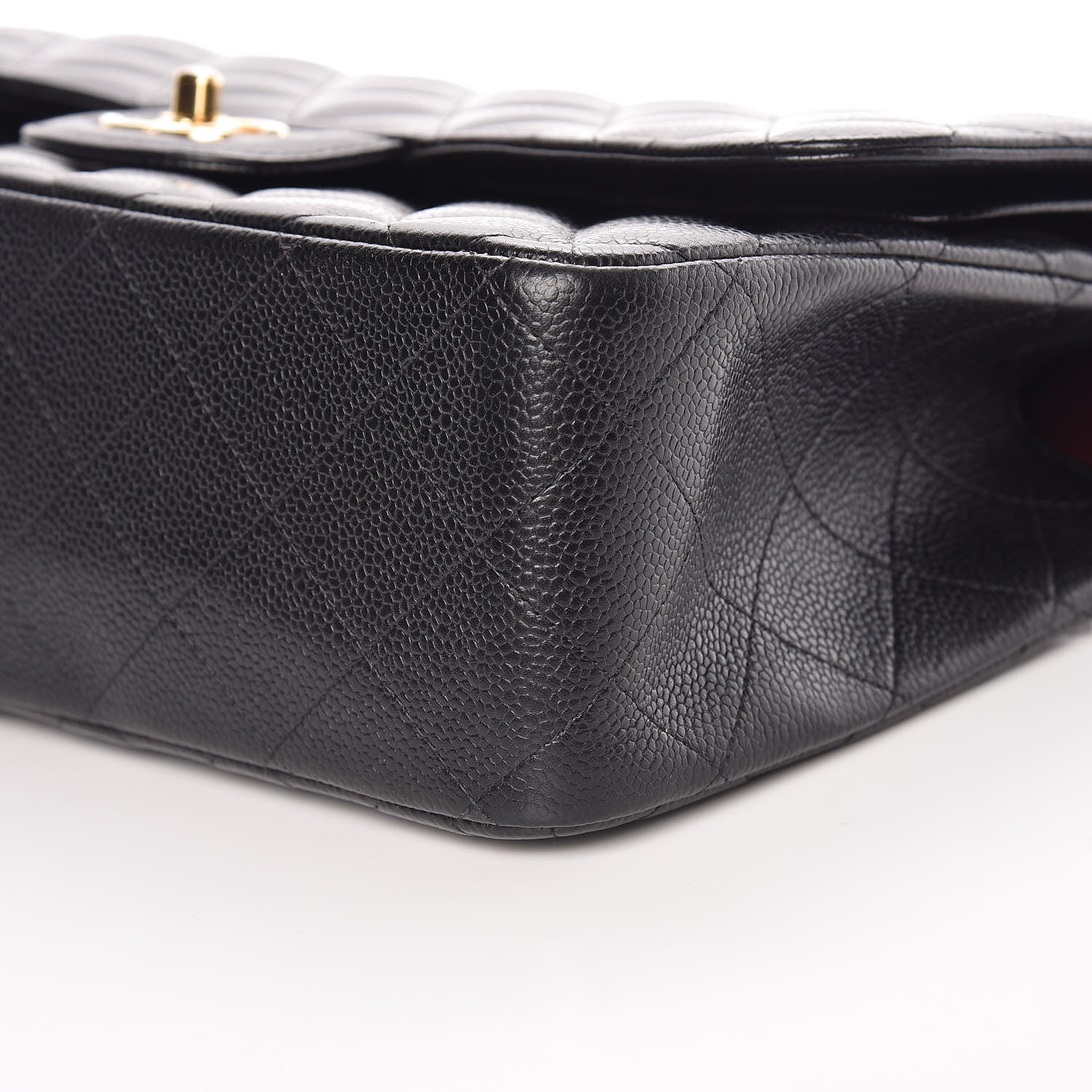 Chanel Caviar Quilted Jumbo Double Flap Black 9 of 9