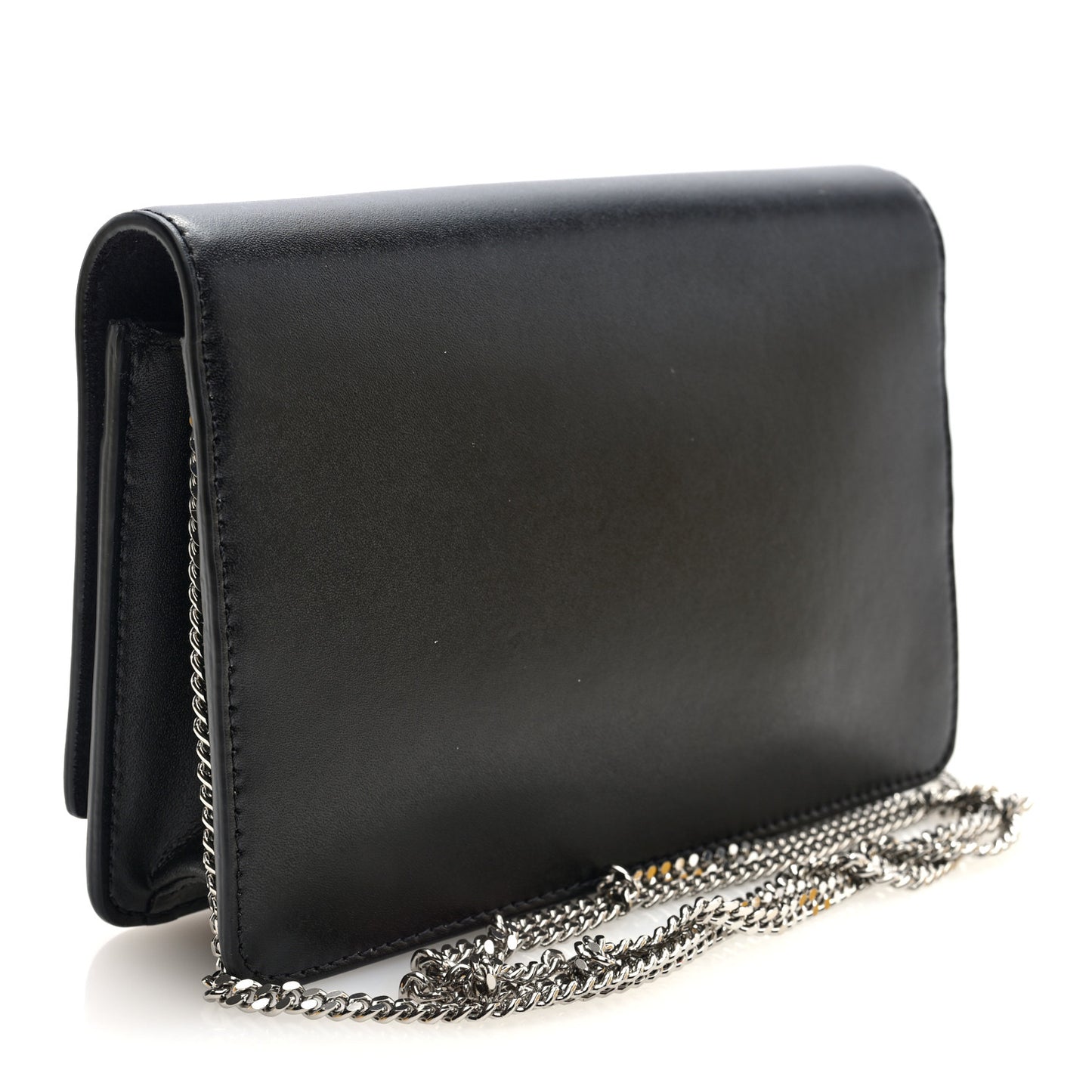 Vitello Liberty Studded Tube Wallet On Chain Black Multicolor
