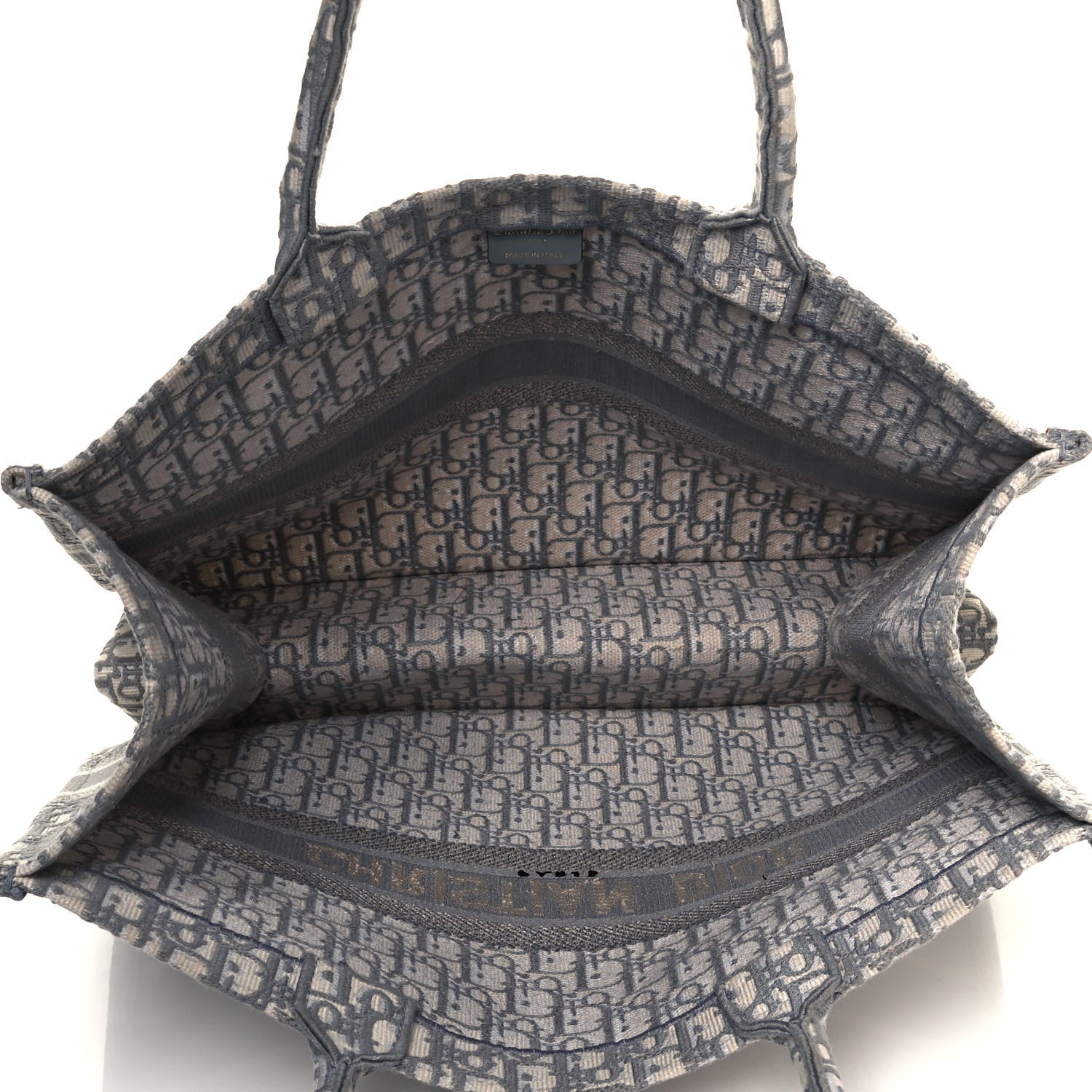 Christian Dior Oblique Large Book Tote Grey 5 of 12