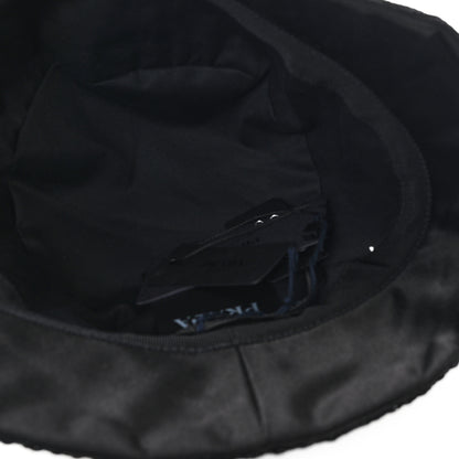 Prada Paillettes Logo Bucket Hat L Black 7 of 8