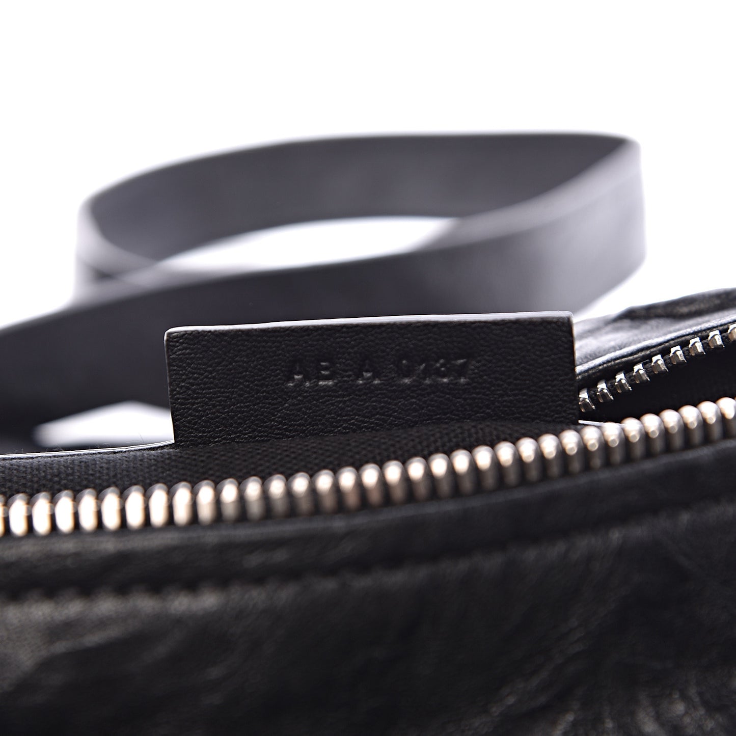 Tumbled Sheepskin Medium Pandora Bag Black