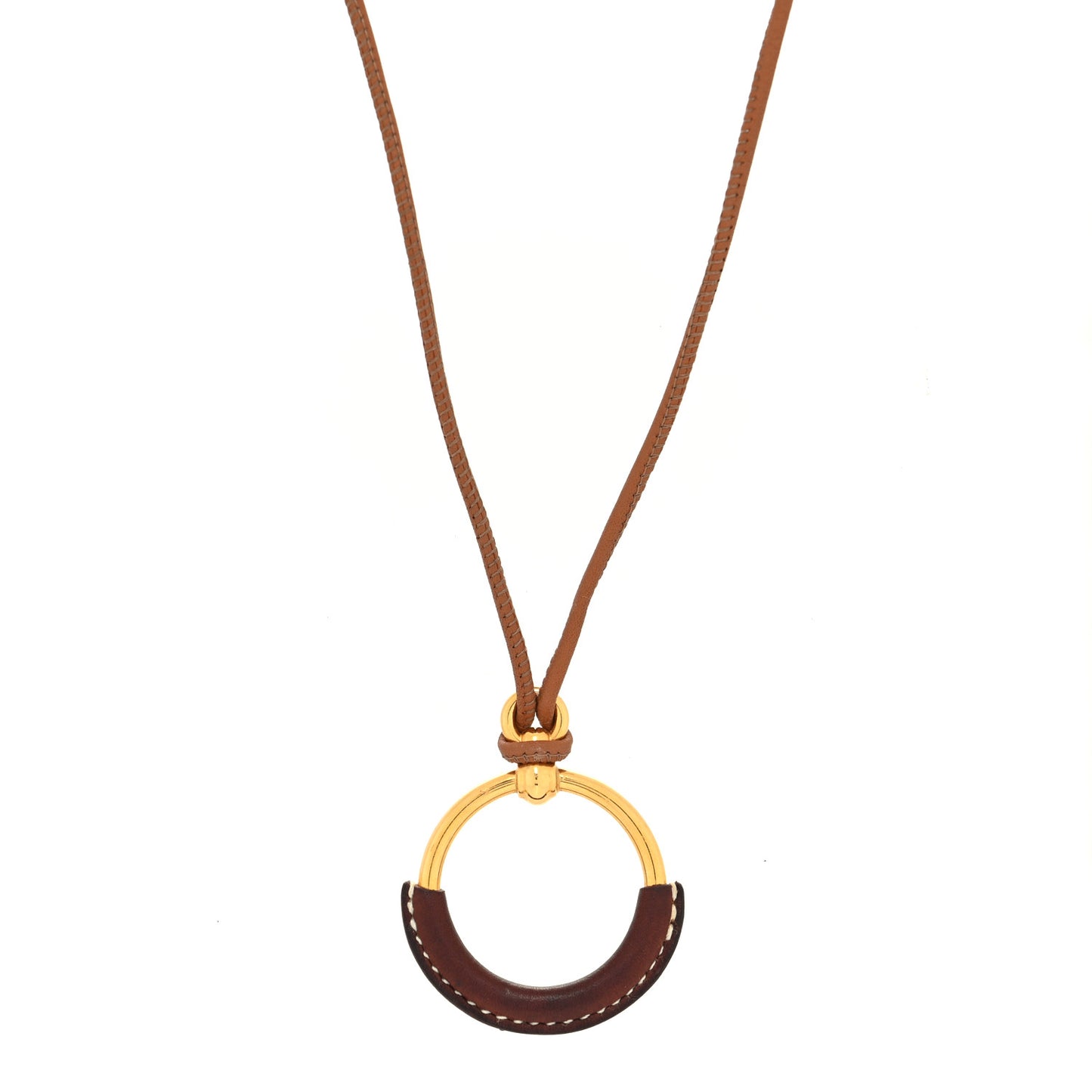 Swift Grand Loop Pendant Necklace Gold