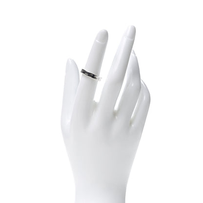 Tiffany Sterling Silver Narrow 1837 Band Ring 52 6 2 of 5