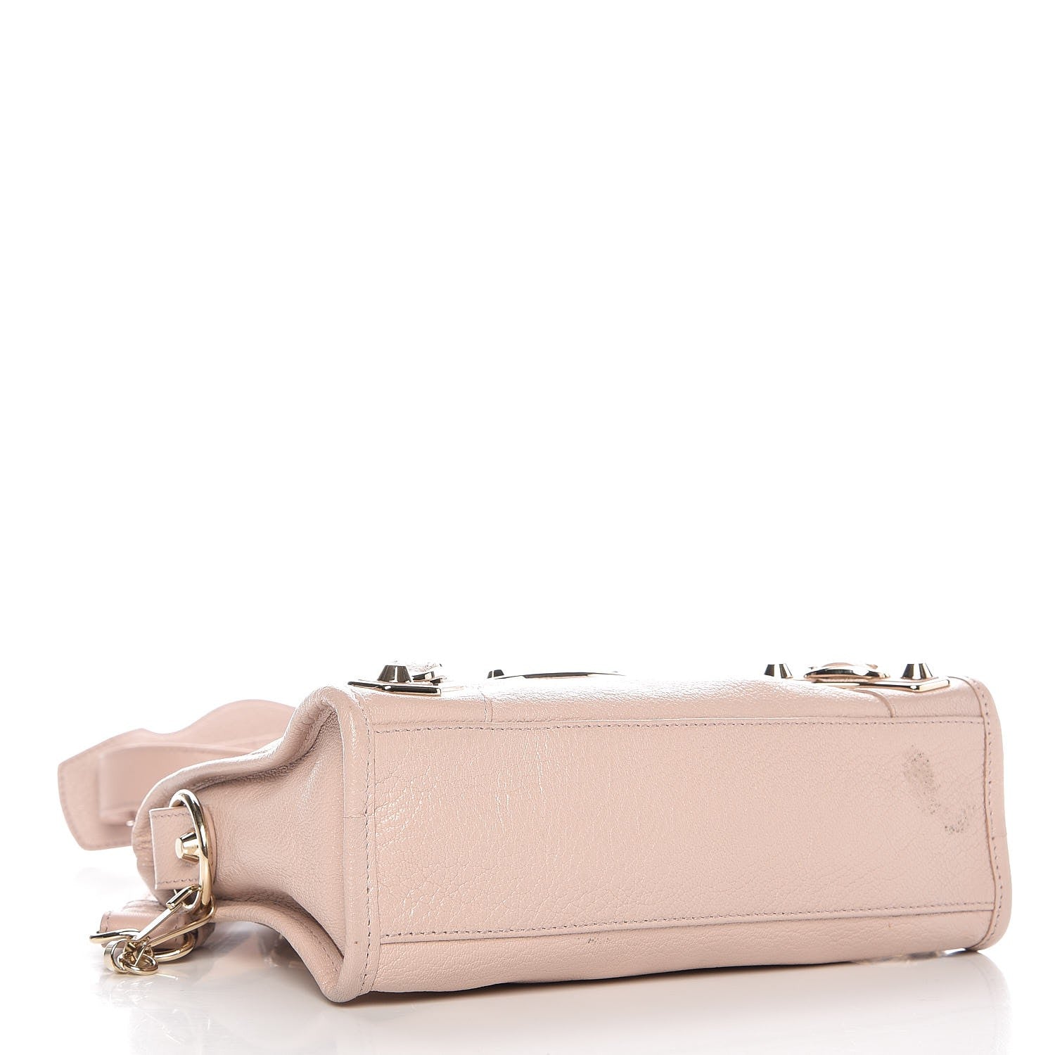Balenciaga Chevre Gold Metallic Edge Hardware Mini City Rose Aubepine Bois de Rose 4 of 9
