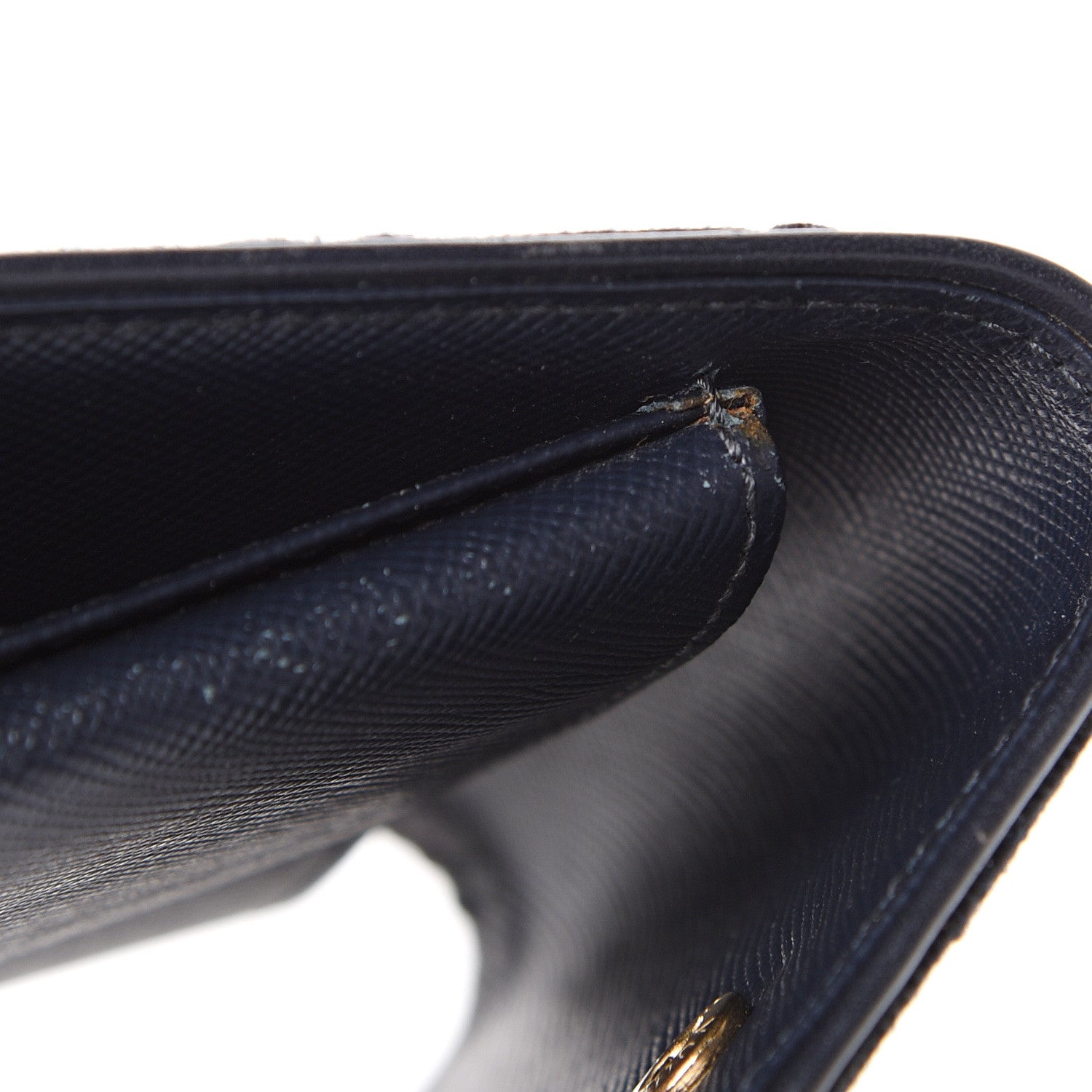Louis Vuitton Mini Monogram Compact Wallet Blue 7 of 9