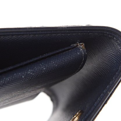 Louis Vuitton Mini Monogram Compact Wallet Blue 7 of 9