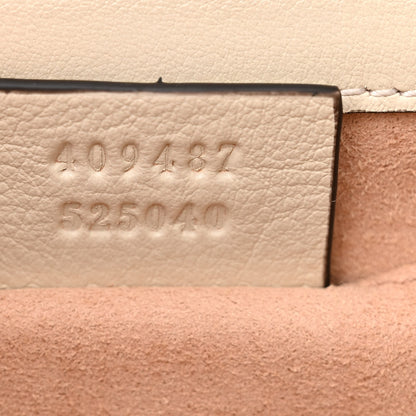 Gucci GG Supreme Monogram Calfskin Small Padlock Shoulder Bag Beige Mystic White Sun Oil 7 of 13