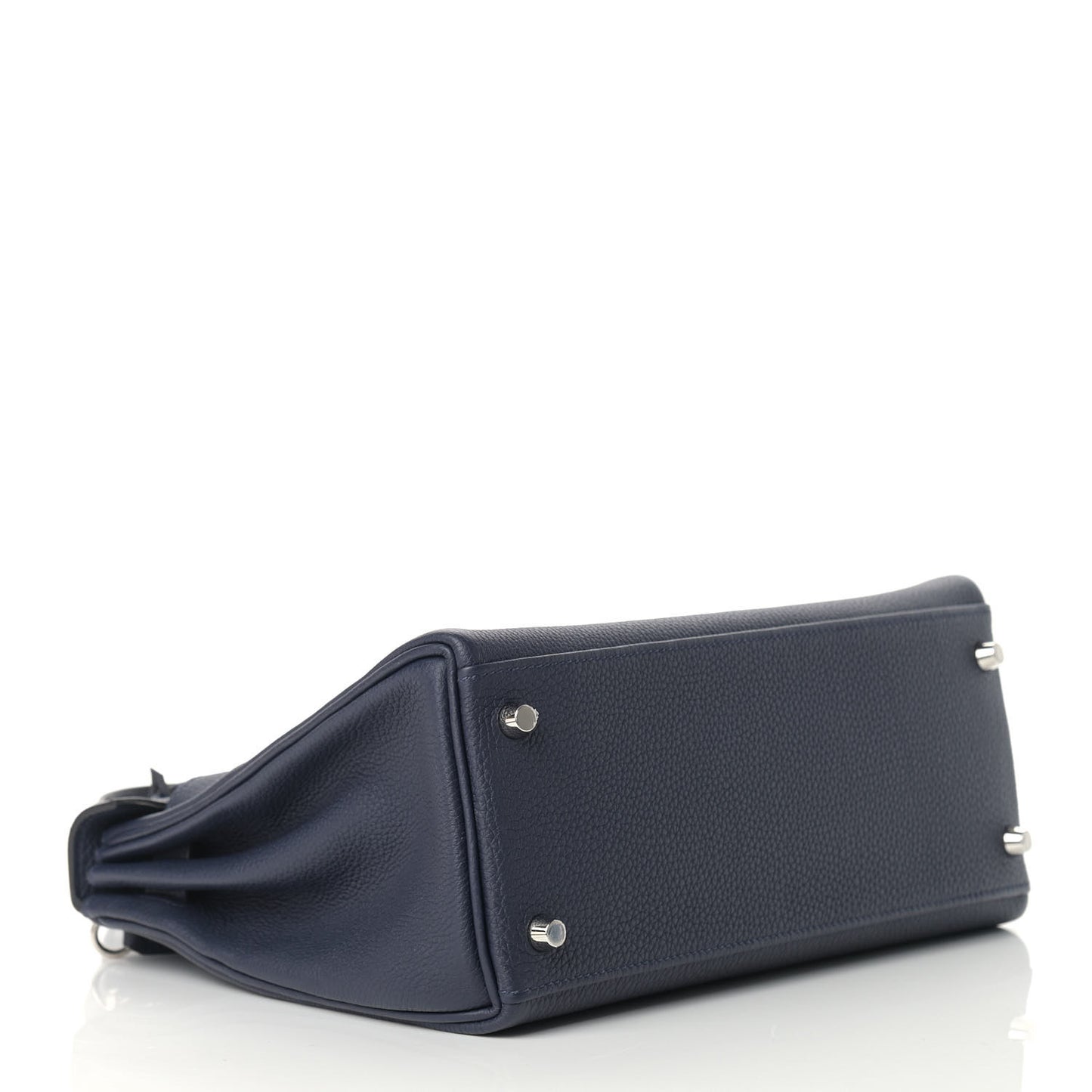 Togo Matte Alligator Kelly Retourne Touch 28 Bleu Nuit Bleu Marine