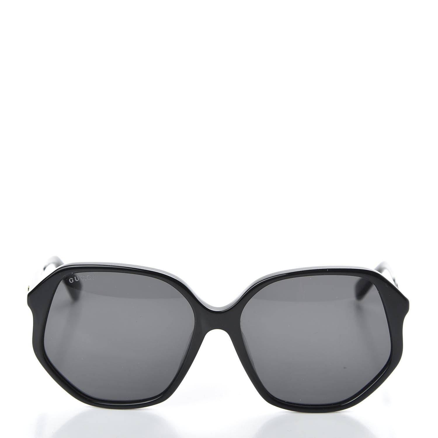 Gucci Acetate Round Sunglasses GG0258SA Black 2 of 8