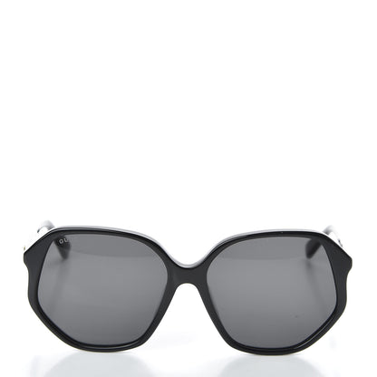 Gucci Acetate Round Sunglasses GG0258SA Black 2 of 8