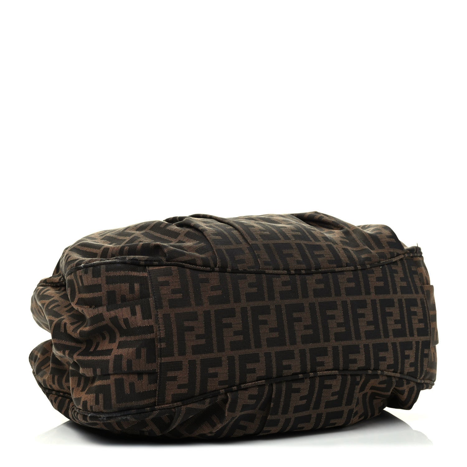 Fendi Zucca Patent Mia Tote Tobacco Burgundy 3 of 4