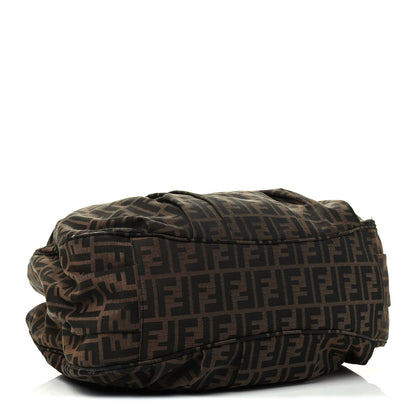 Fendi Zucca Patent Mia Tote Tobacco Burgundy 3 of 4