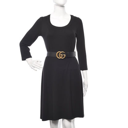 Gucci Calfskin Double G 40mm Belt 85 34 Black 2 of 6