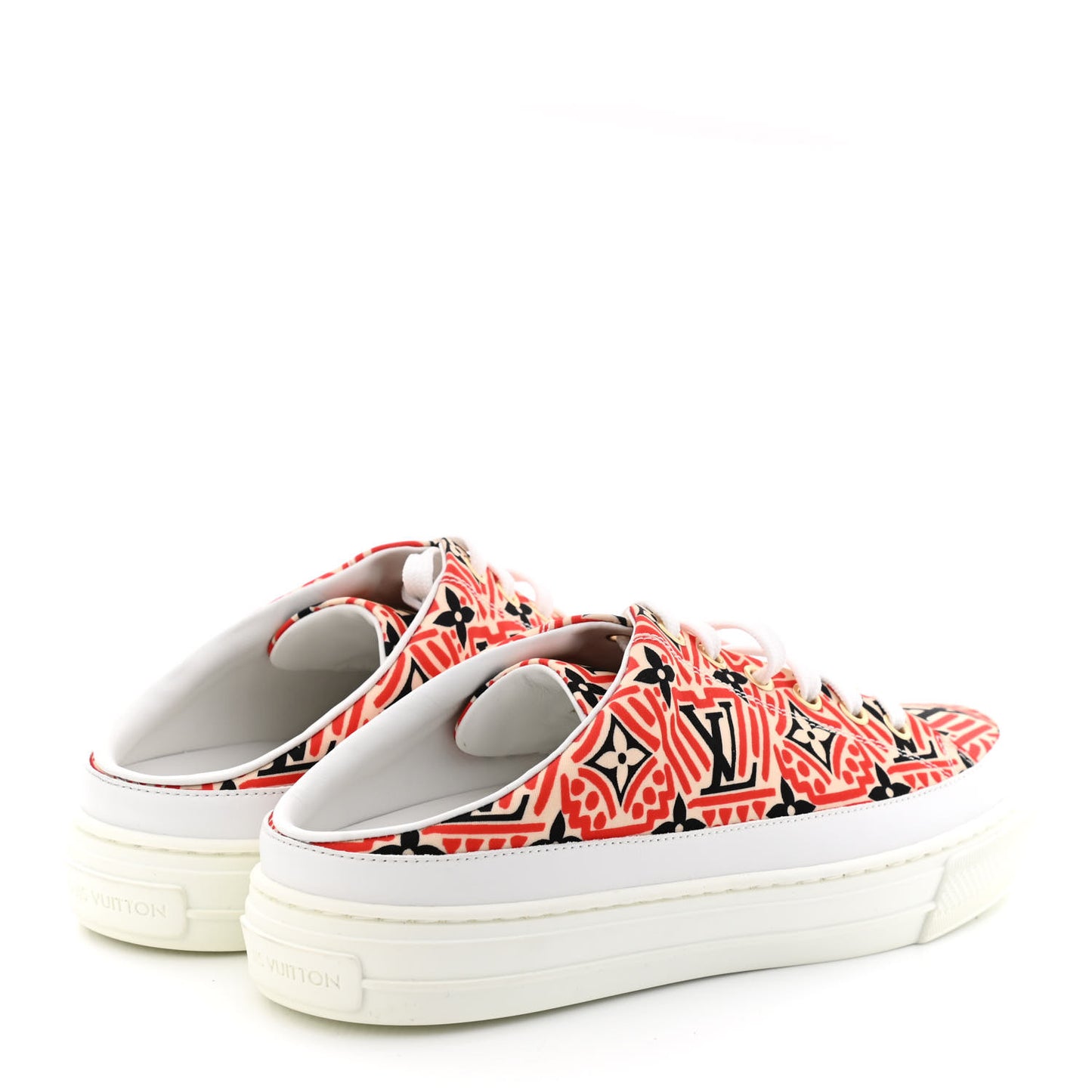 Nylon Monogram Crafty Open Back Sneaker 38