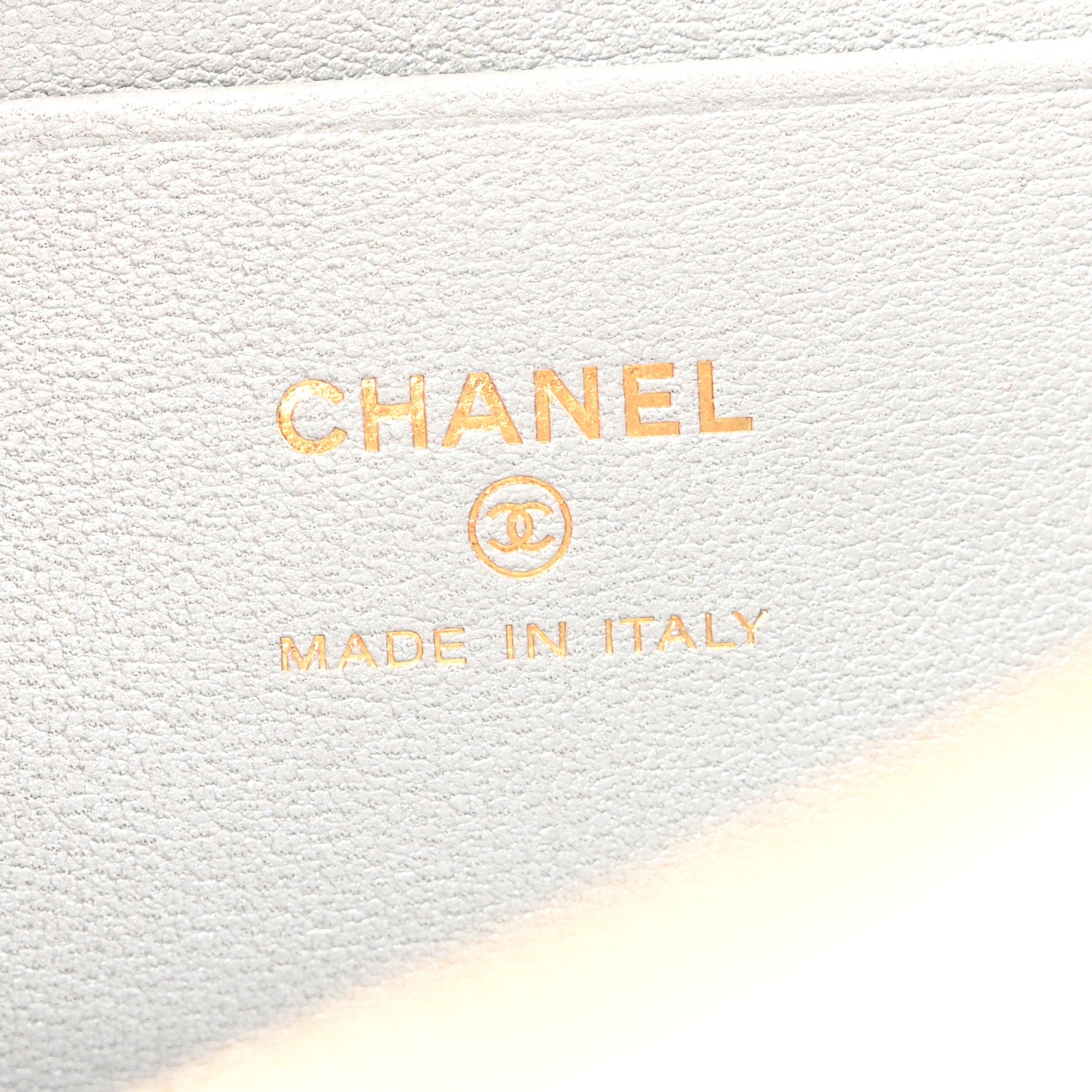 Chanel Lizard Embossed Top Handle Slim Vanity With Chain Silver 6 of 14