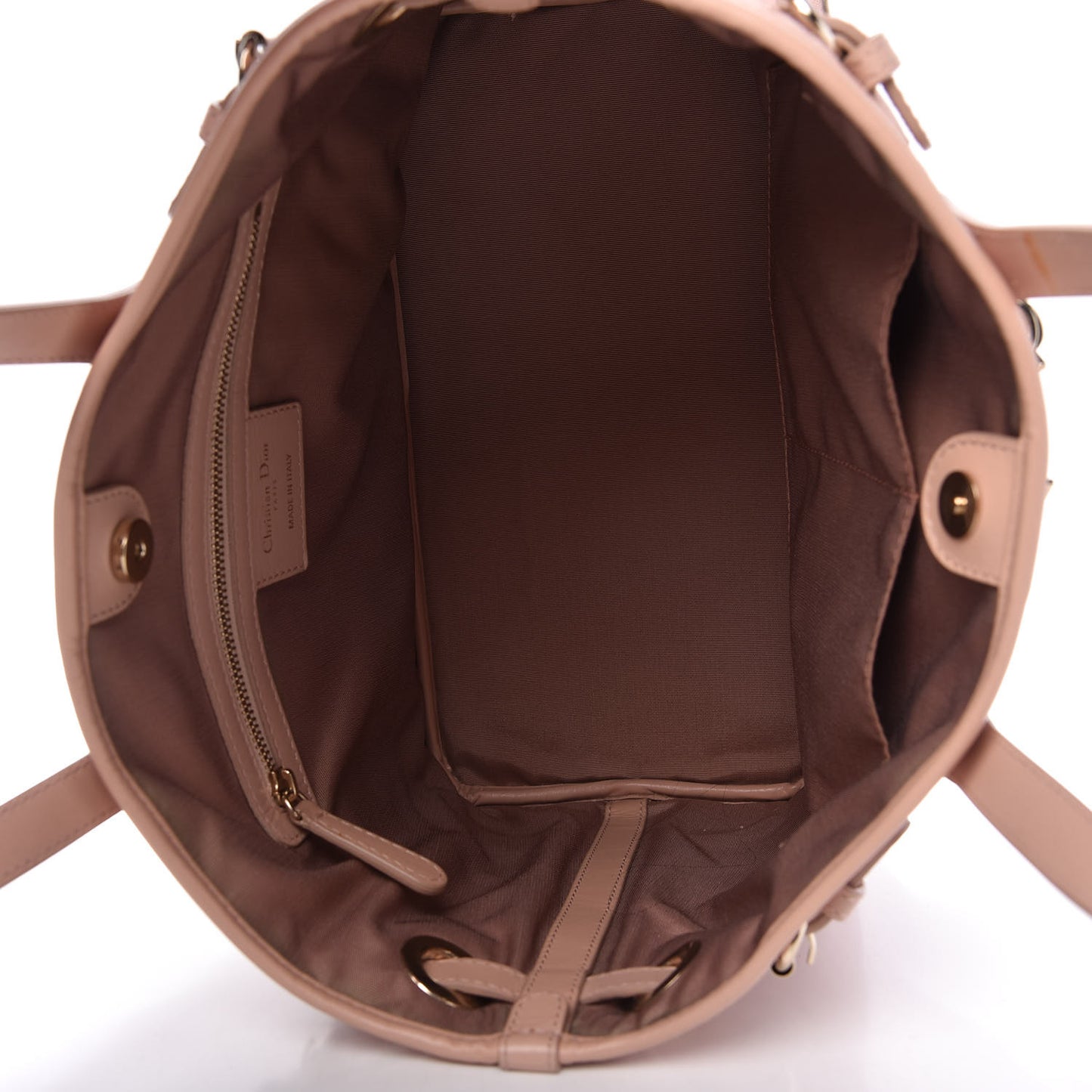 Coated Canvas Cannage Mini Panarea Tote Light Pink