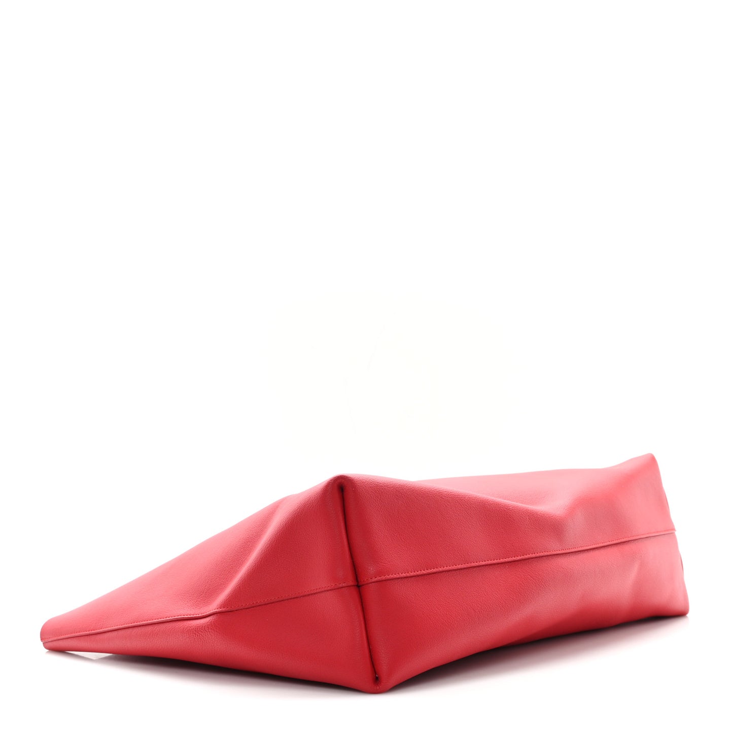 Calfskin Large Shopping Tote Rouge Eros