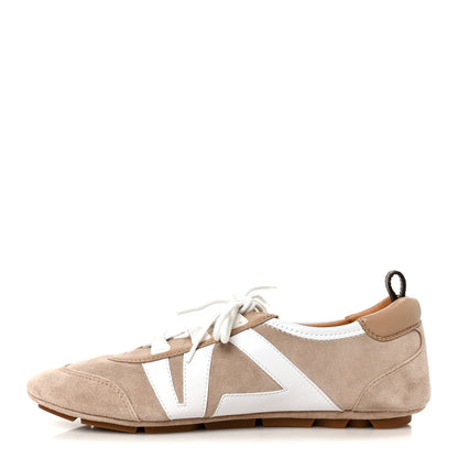 Louis Vuitton Suede Calfskin LV Sneakerina 37 Hazelnut Brown 1 of 9