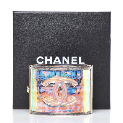 Chanel Resin Tweed CC Bangle Multicolor 7 of 7