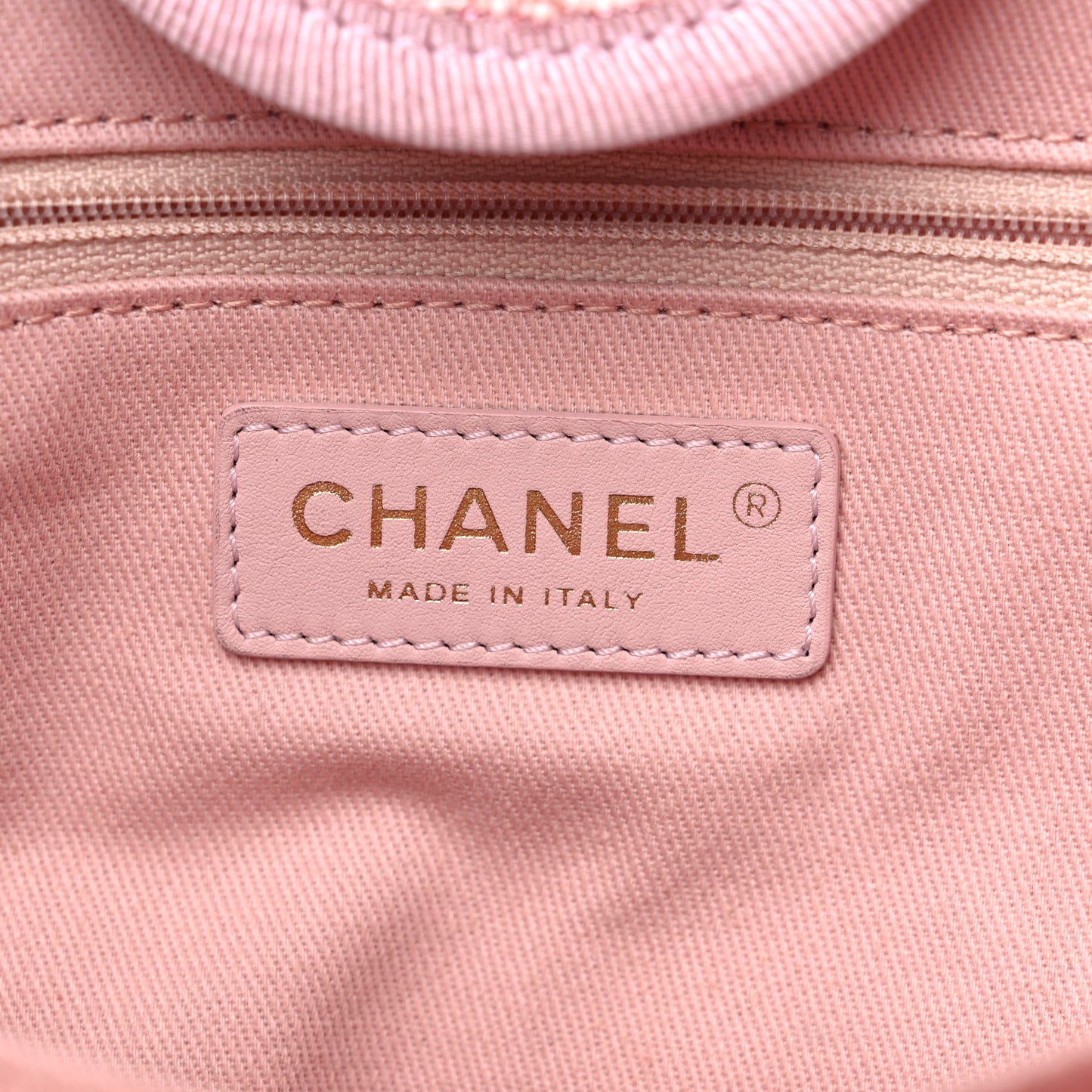 Lurex Boucle Deauville Medium Tote Pink