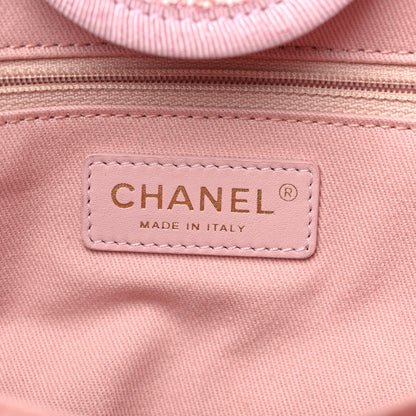 Chanel Lurex Boucle Deauville Medium Tote Pink 6 of 11